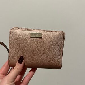 Kate Spade Metallic Pink Wallet